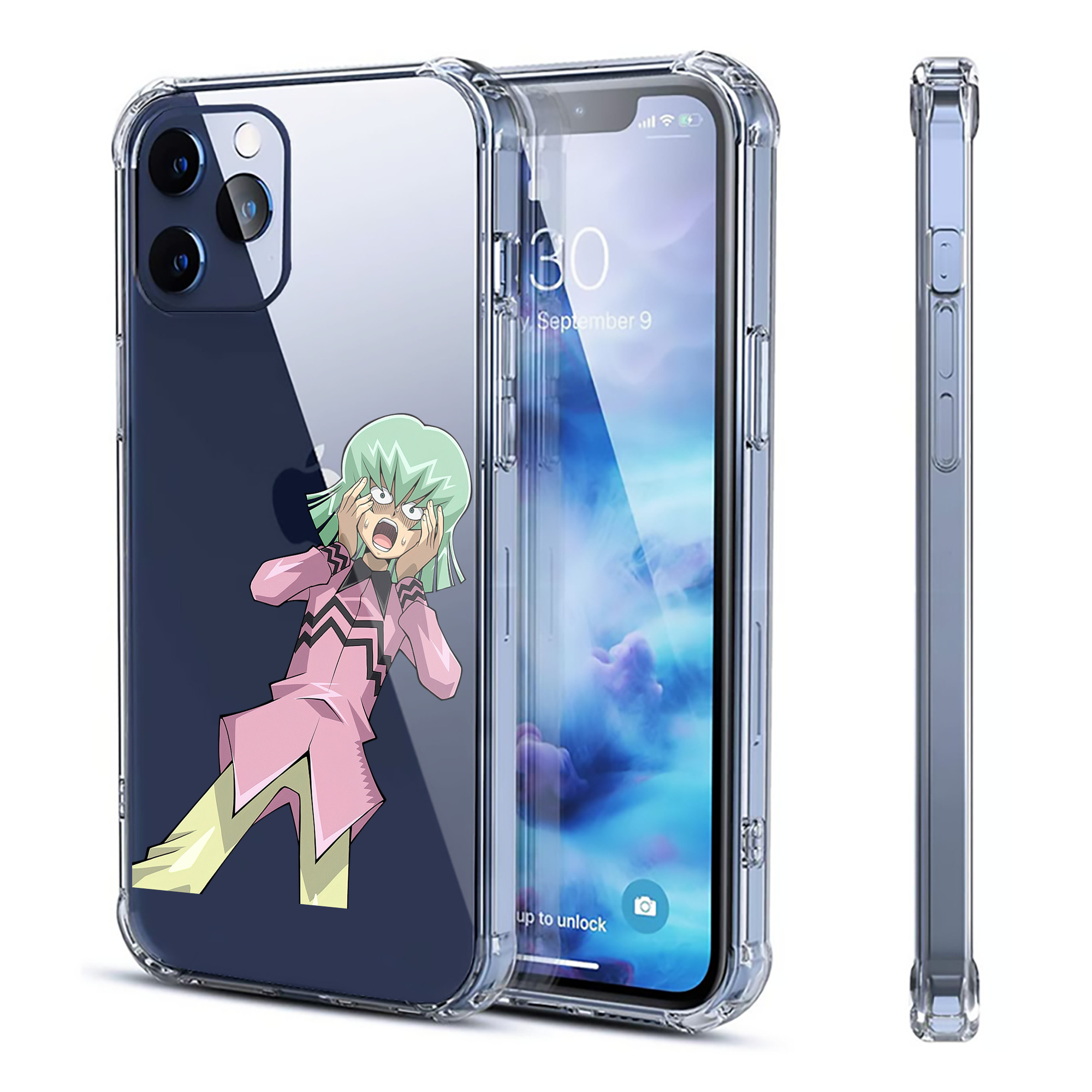 （画像用） 遊☆戯☆王 Yu-Gi-Oh! 【iPhone 12シリーズ対応】透明スマホケース（クリアソフトケース）